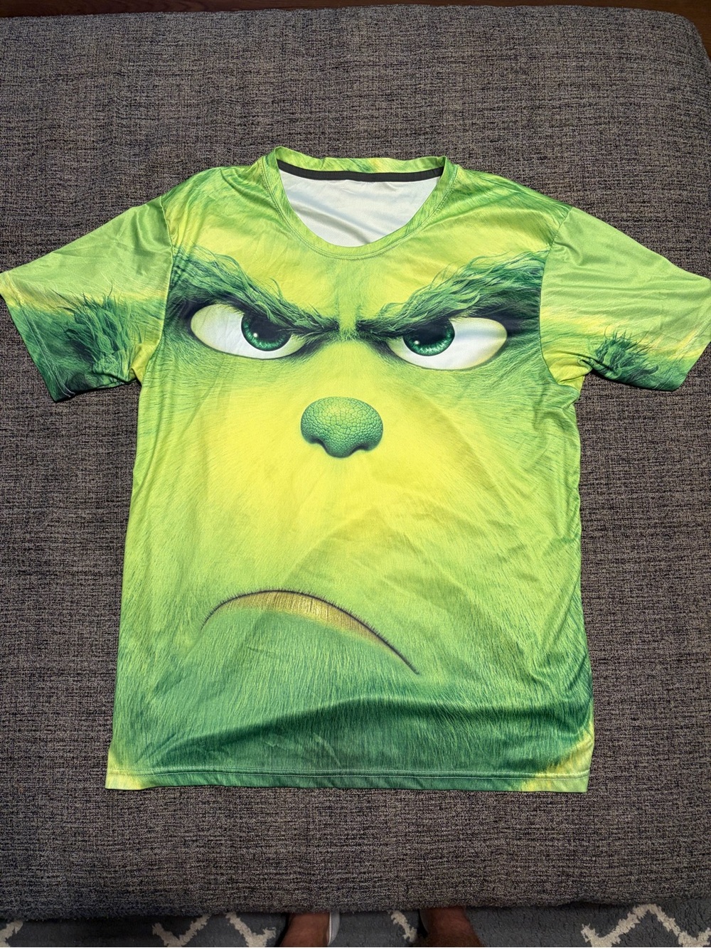 Green Grinch Graphic Mens 2XL Tee - Unbranded